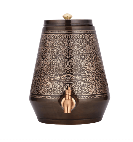 Pure Copper Dispenser 5 Litres Paradise for Home Use - CROCKERY WALA AND COMPANY