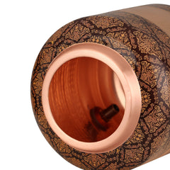Pure Copper Dispenser Meena Finish Designer 8 Litres - CROCKERY WALA AND COMPANY