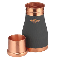 Pure Copper Hammer Jar for Stylish Home Décor - CROCKERY WALA AND COMPANY