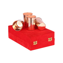 PURE COPPER ITCHING GLASSES SET - CROCKERY WALA AND COMPANY