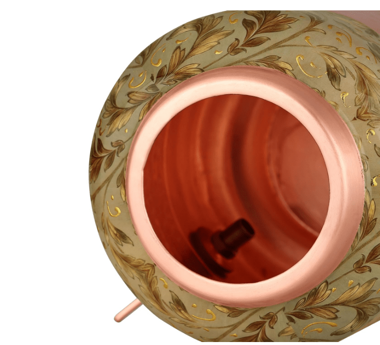 Pure Copper Water Dispenser Meena Finish Designer 5 Litres - CROCKERY WALA AND COMPANY