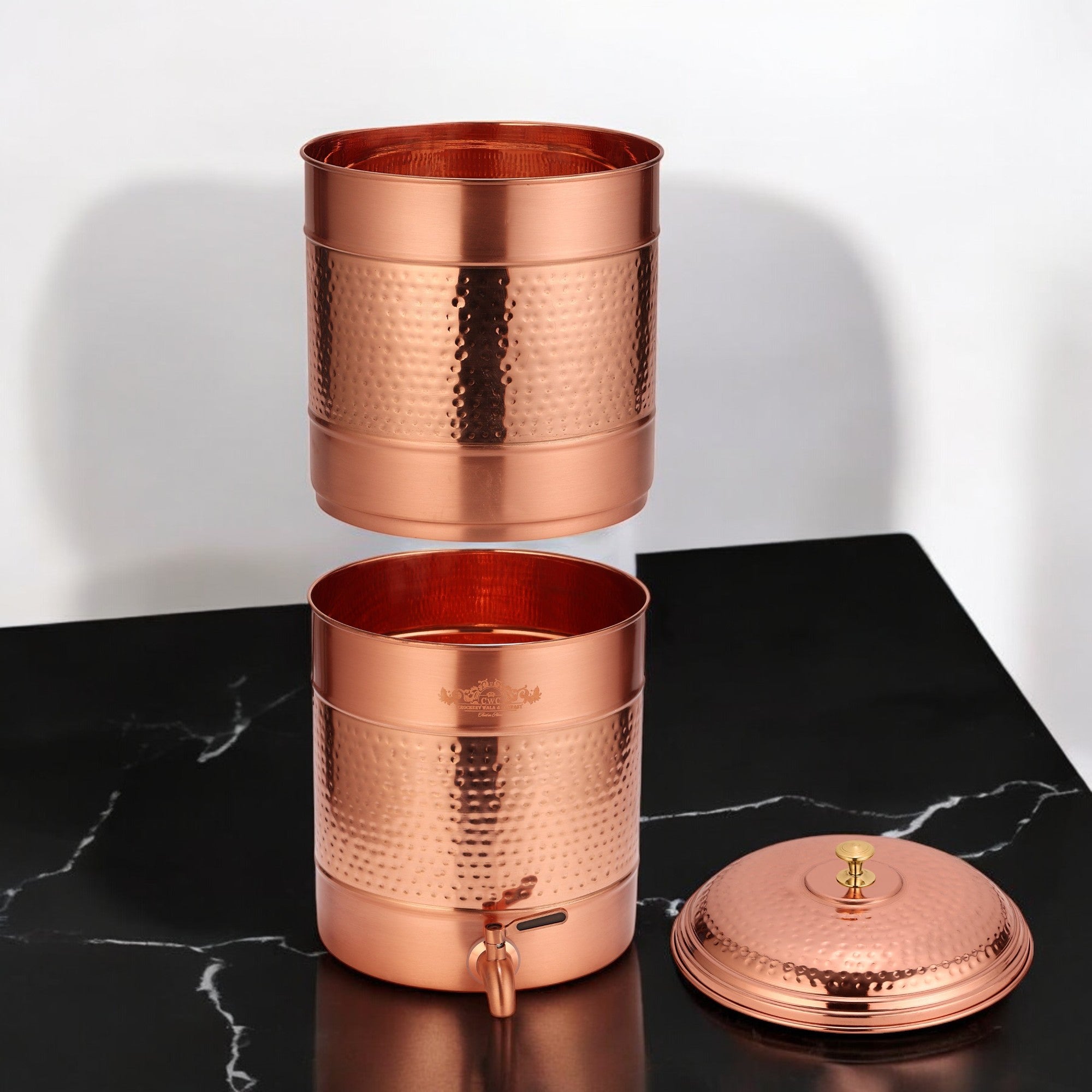 Pure Copper Water Filter Pot for Healthy Hydration - CROCKERY WALA AND COMPANY