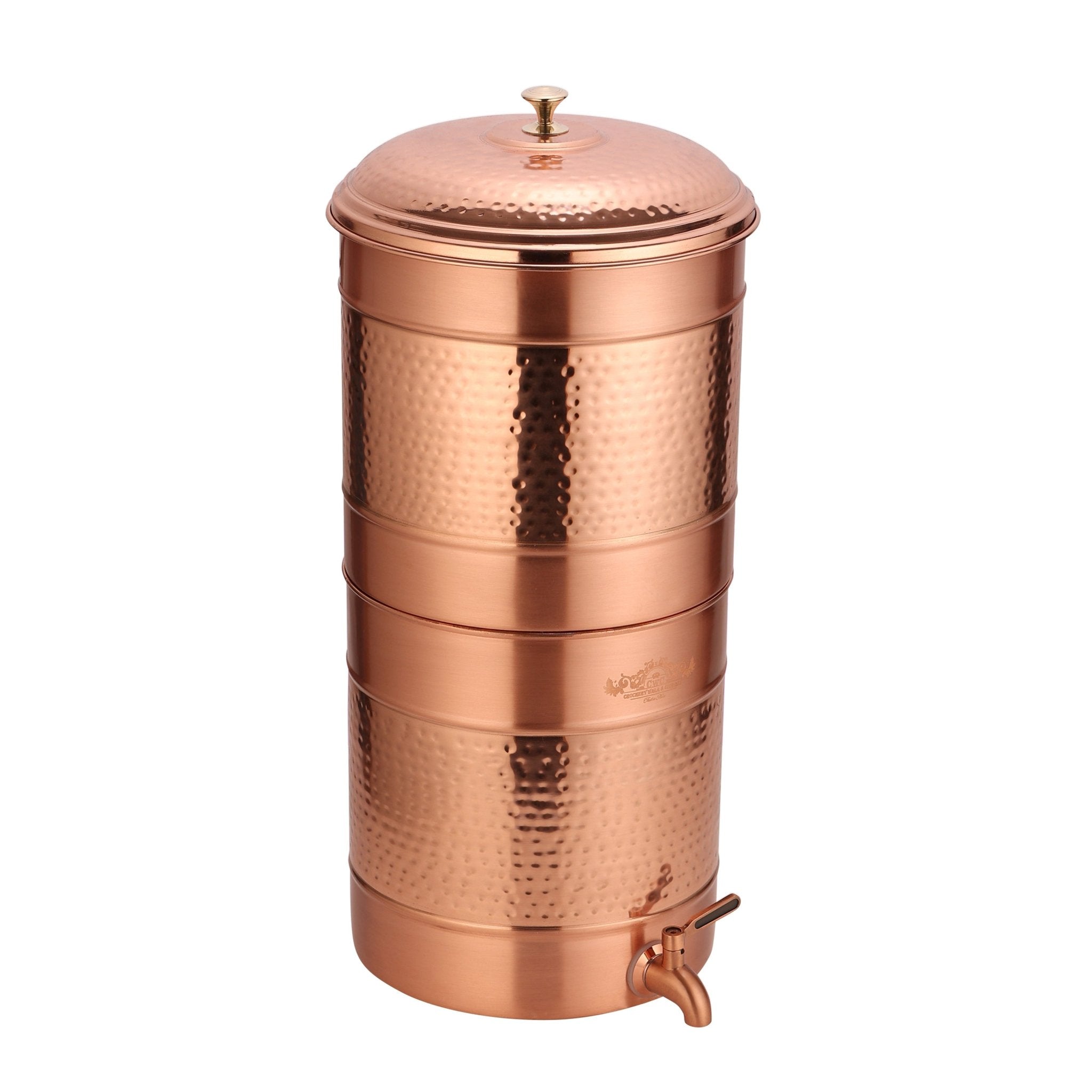 Pure Copper Water Filter Pot for Healthy Hydration - CROCKERY WALA AND COMPANY