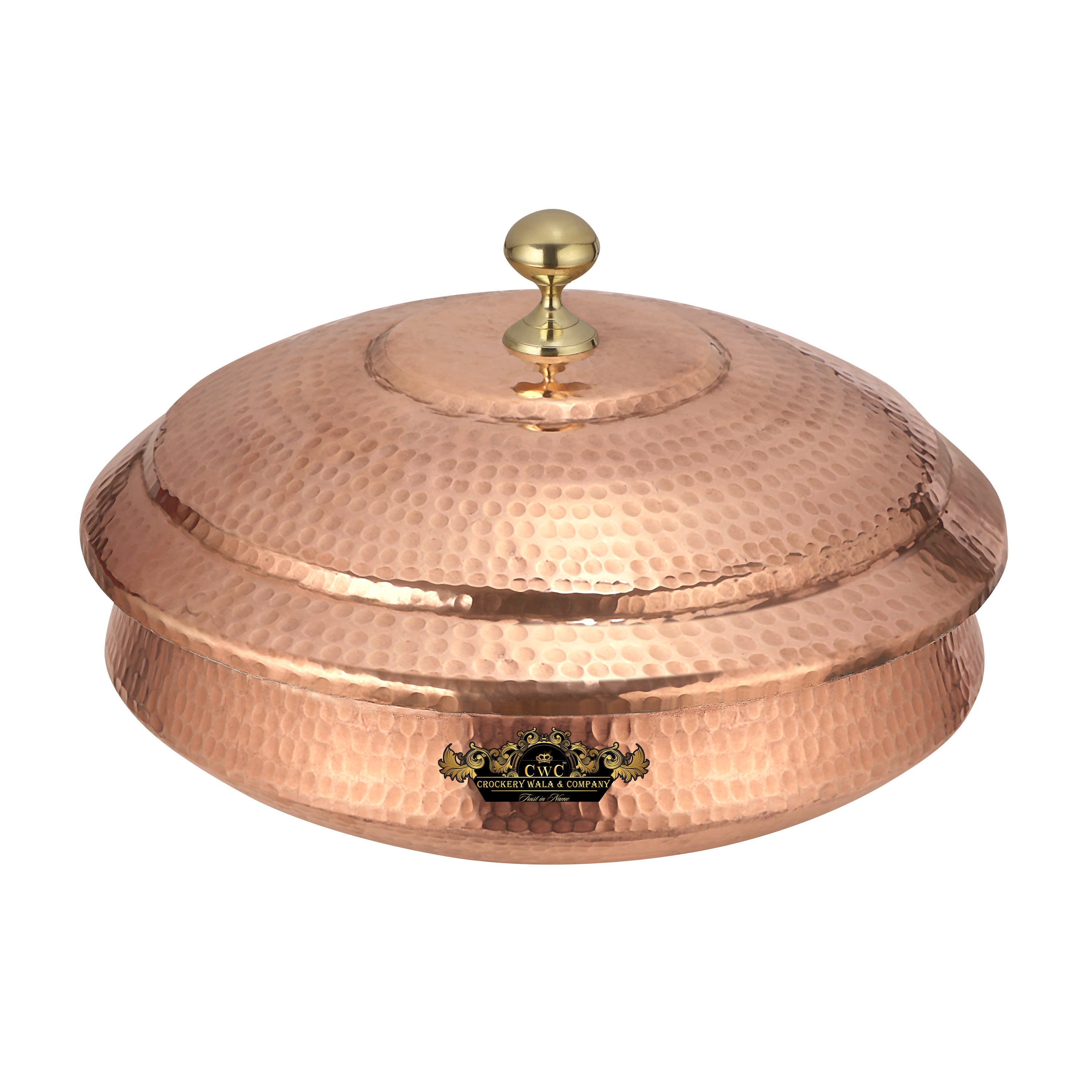 Pure Copper Handi Lagan With Copper Lid For Cooking Crockery Wala And Company