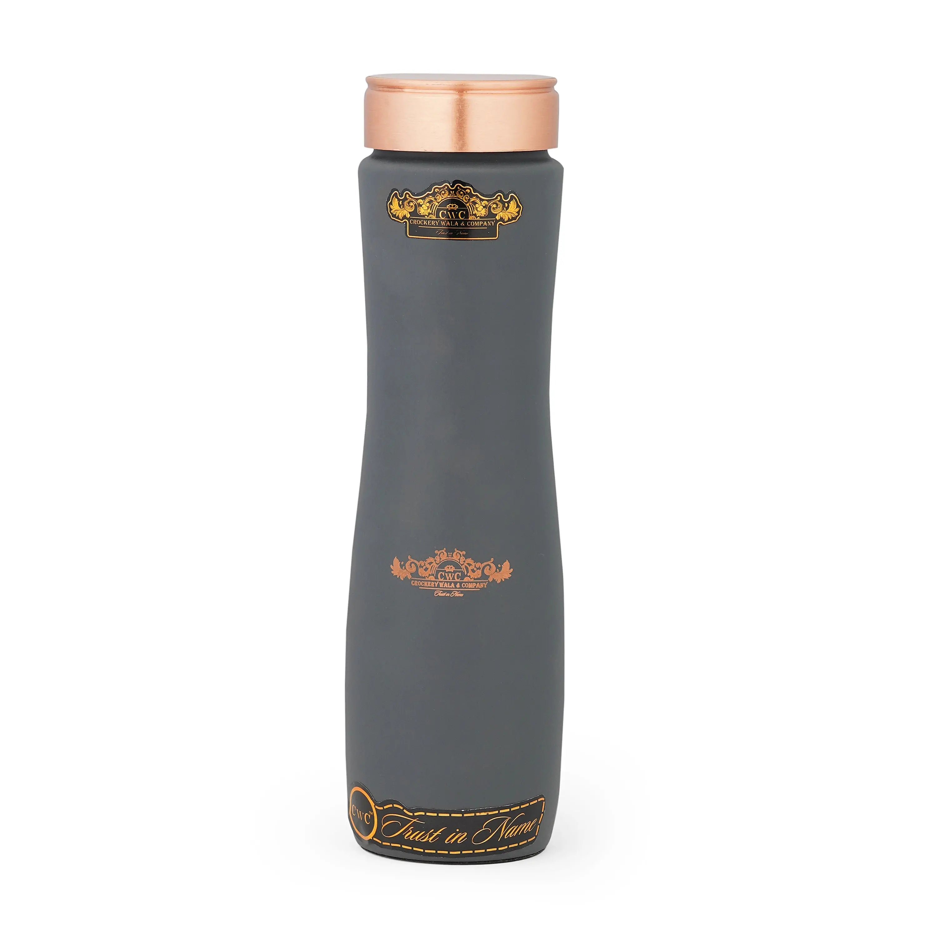 Copper Bottle Velvet Touch Silk Finish By Crockery Wala & Company - CROCKERY WALA AND COMPANY 