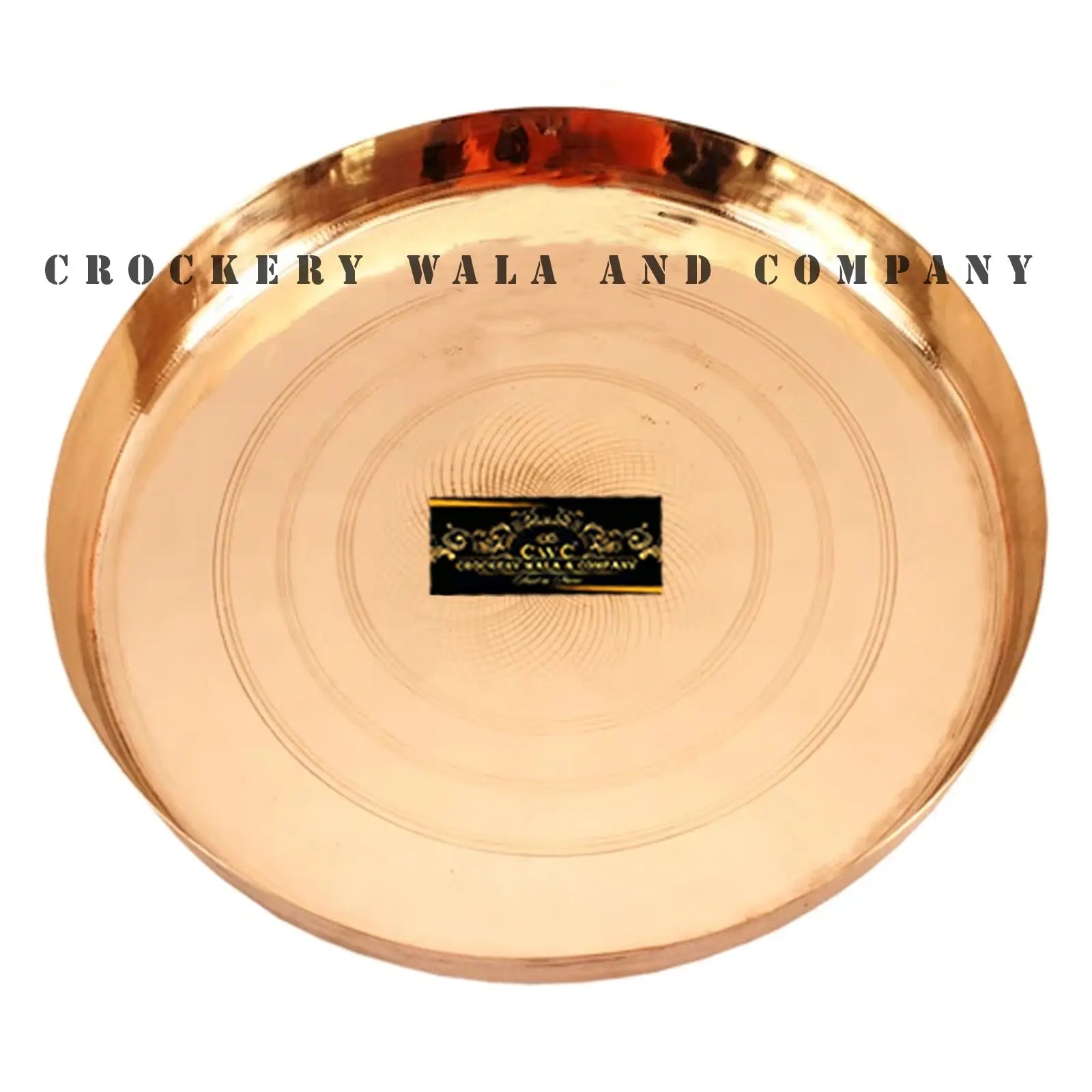 Bronze Thali 11 inches - CROCKERY WALA AND COMPANY 