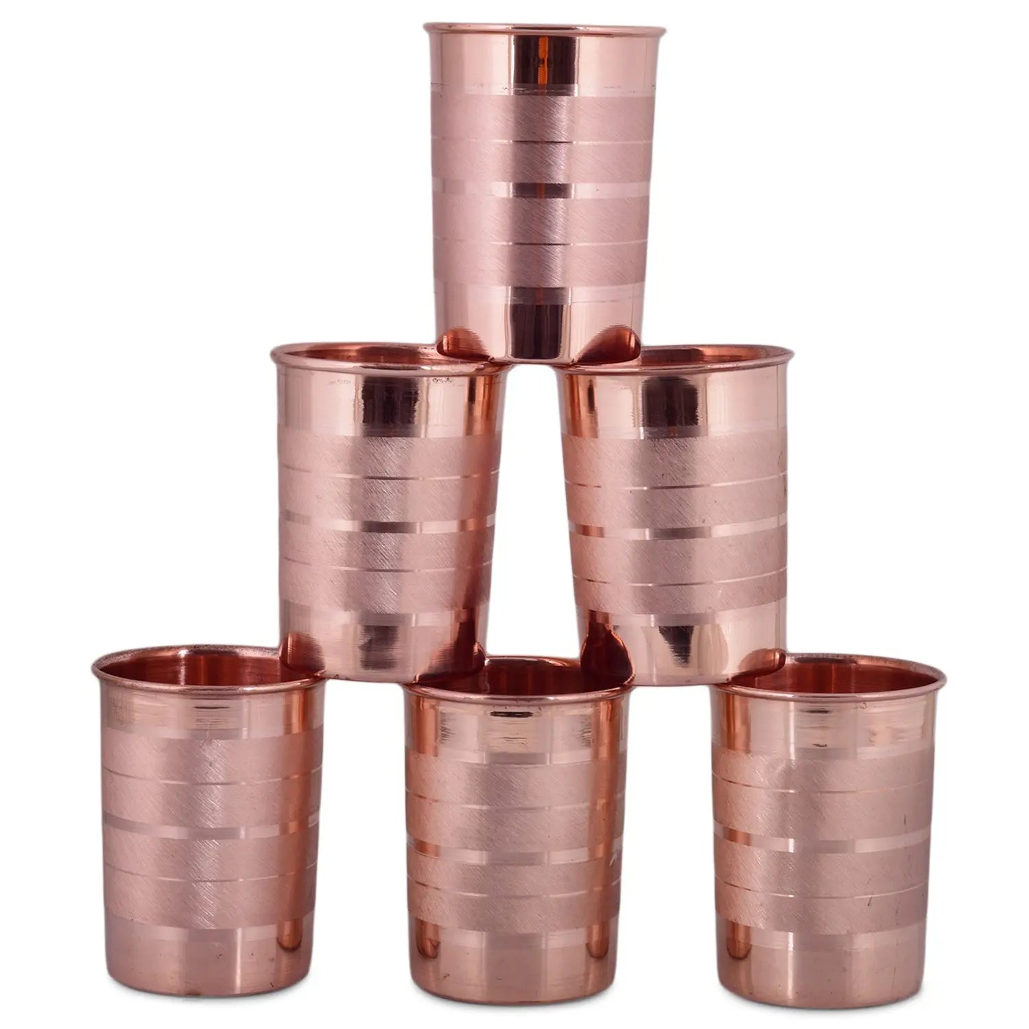 Copper Luxury Glass Set of 6