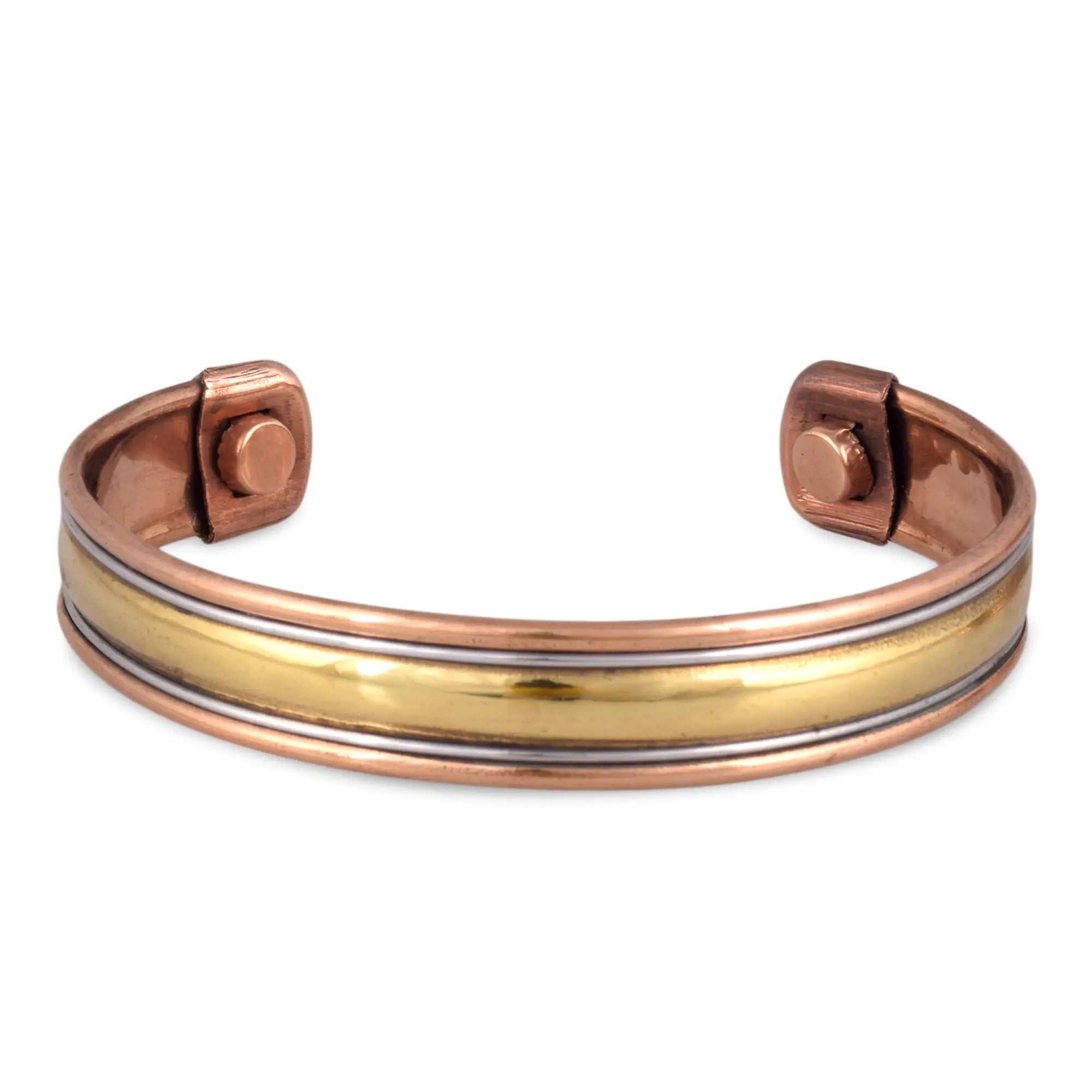 Crockery Wala & Company Copper Magnetic Bangle/Bracelet For Good Helath Free Size d1 - Crockery Wala And Company