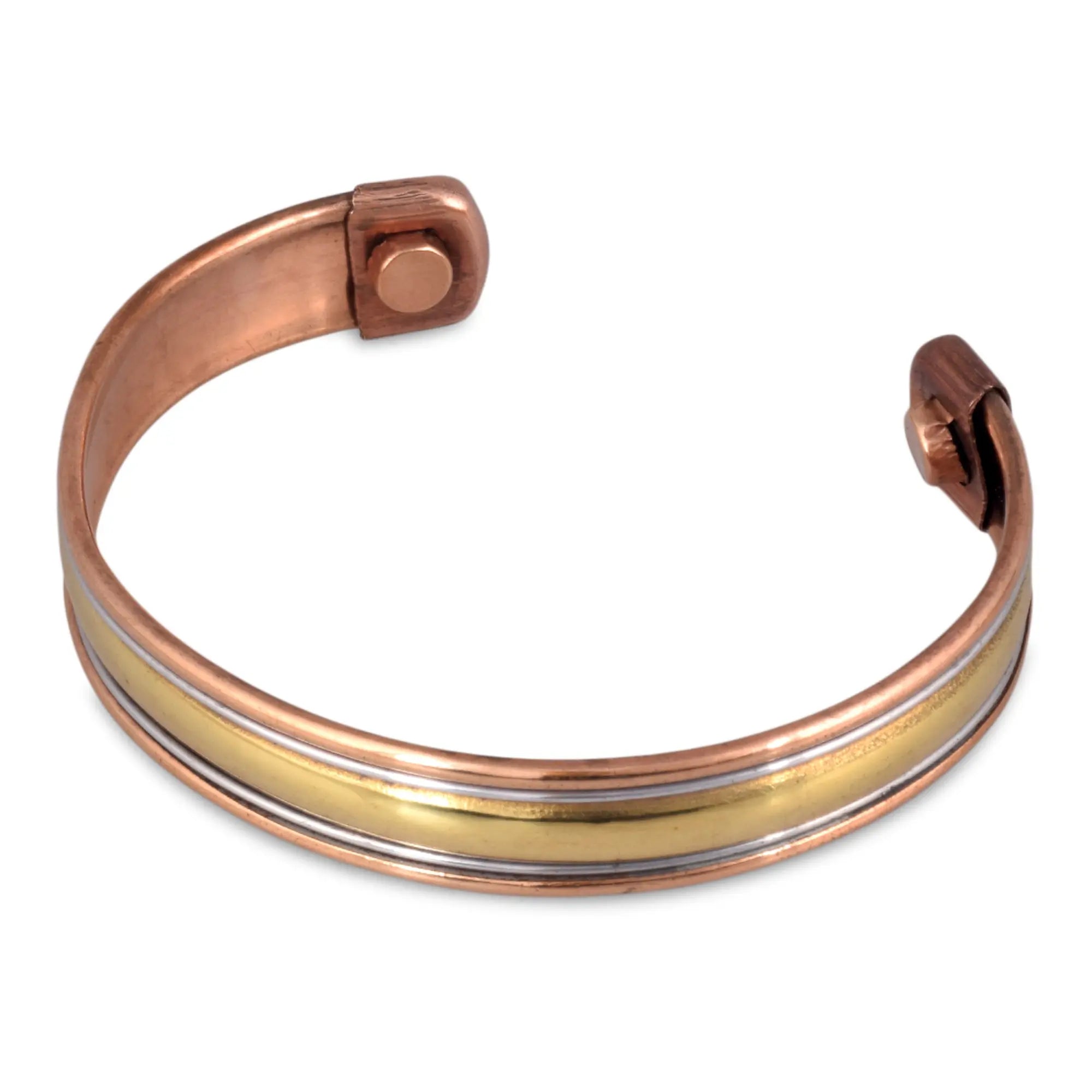 Crockery Wala & Company Copper Magnetic Bangle/Bracelet For Good Helath Free Size d1 - Crockery Wala And Company