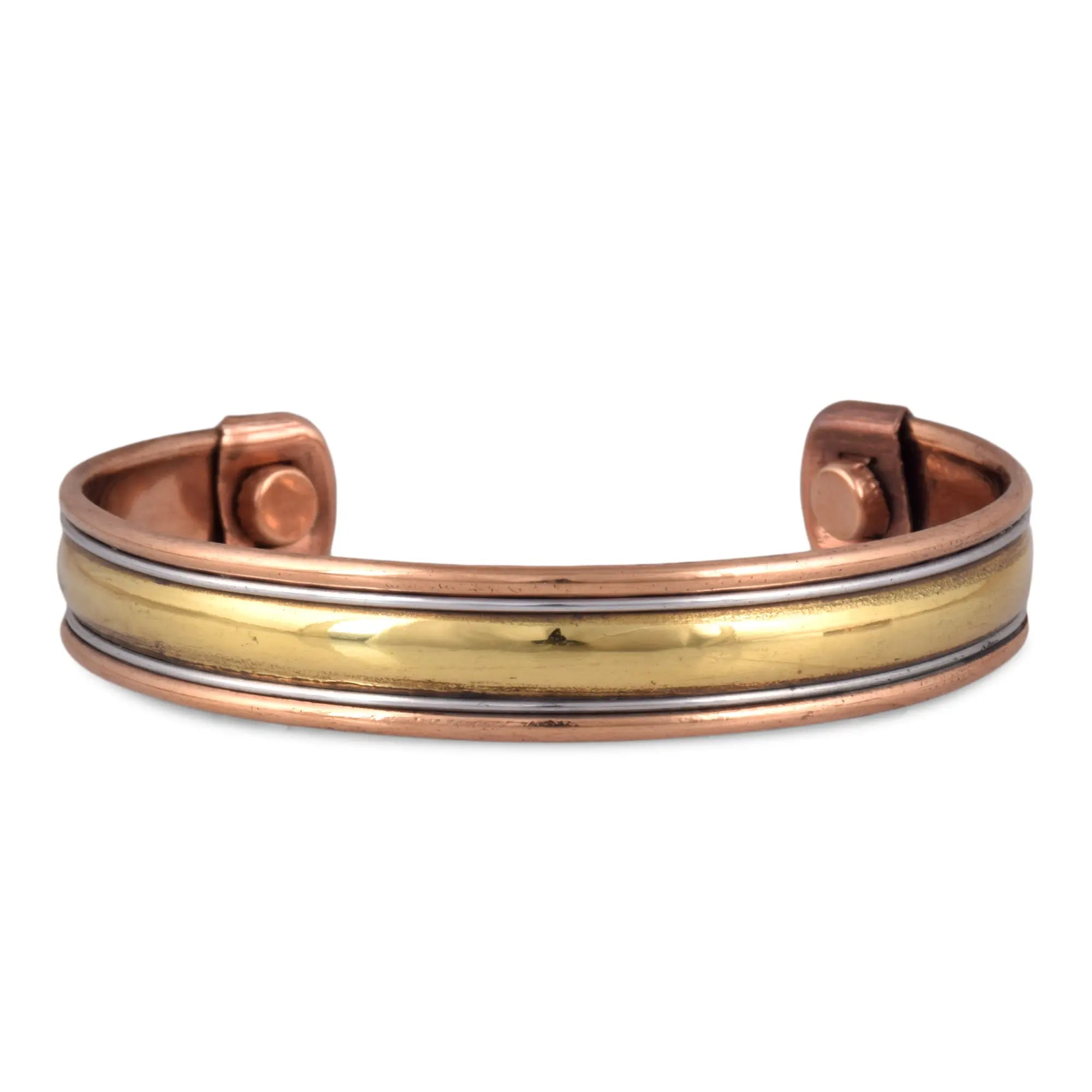 Crockery Wala & Company Copper Magnetic Bangle/Bracelet For Good Helath Free Size d1 - Crockery Wala And Company