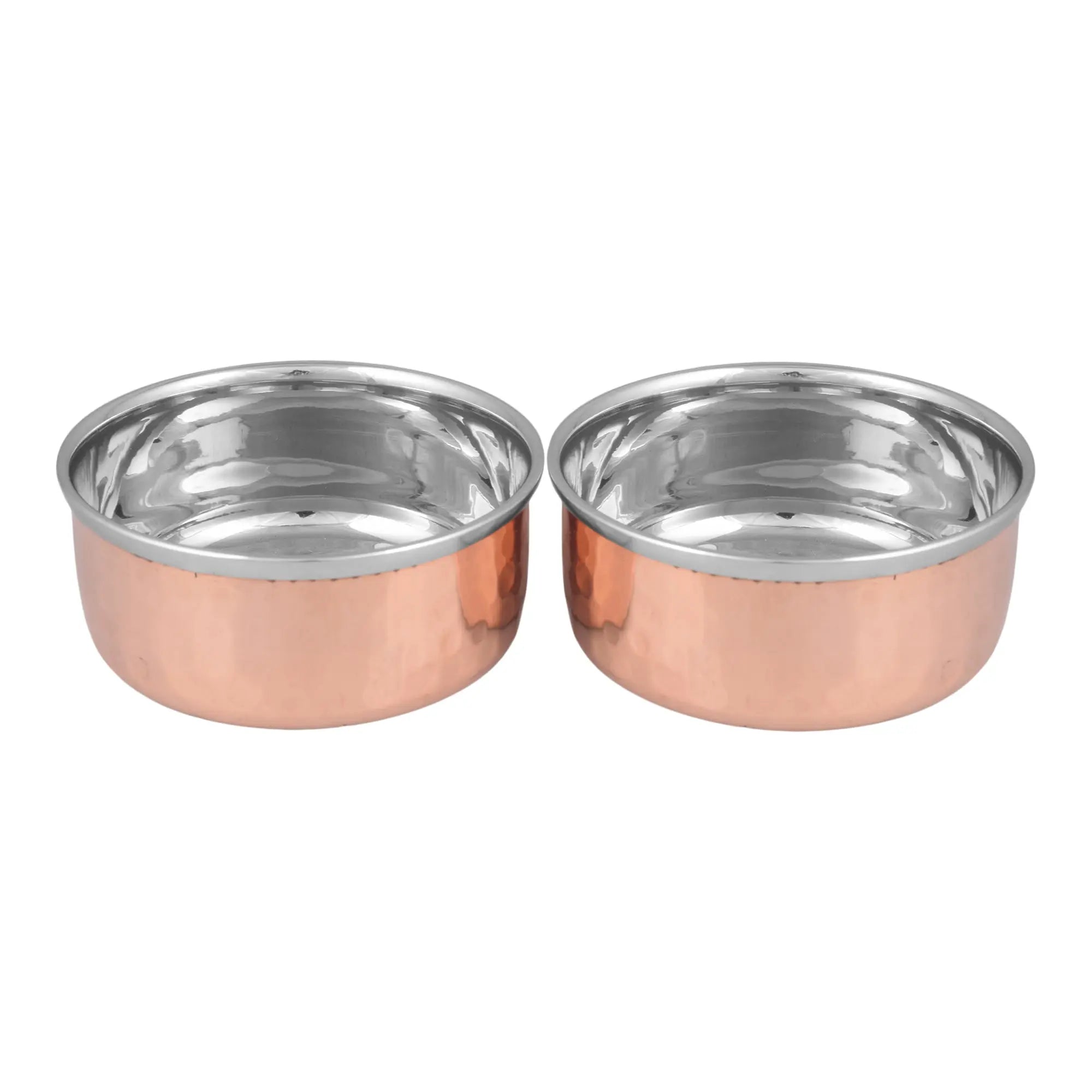 Crockery Wala And Company  Steel Copper Bowls - CROCKERY WALA AND COMPANY 