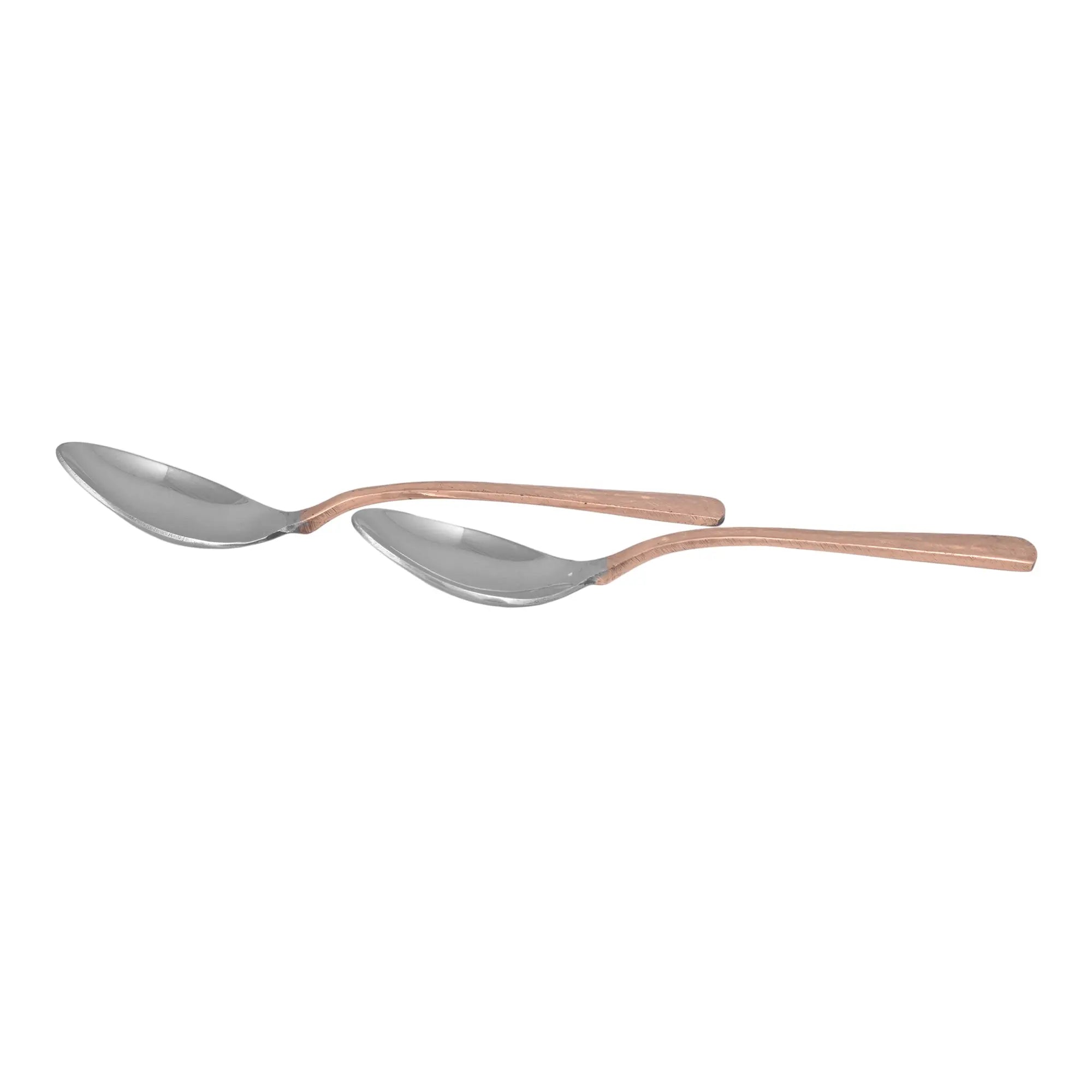 Copper Spoon With Hammered Finish - CROCKERY WALA AND COMPANY 