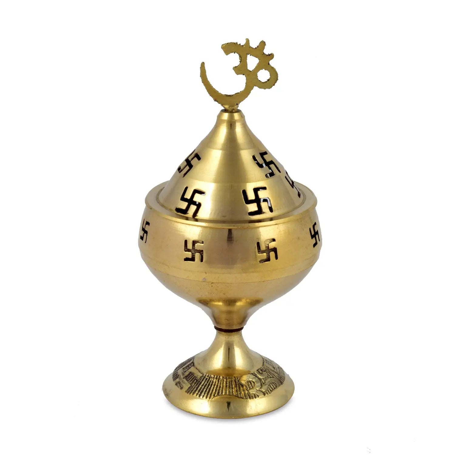 Brass Goblet Diya for Pooja worship of gods - CROCKERY WALA AND COMPANY 