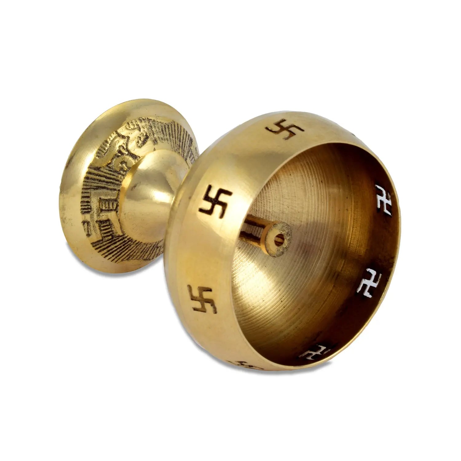 Brass Goblet Diya for Pooja worship of gods - CROCKERY WALA AND COMPANY 
