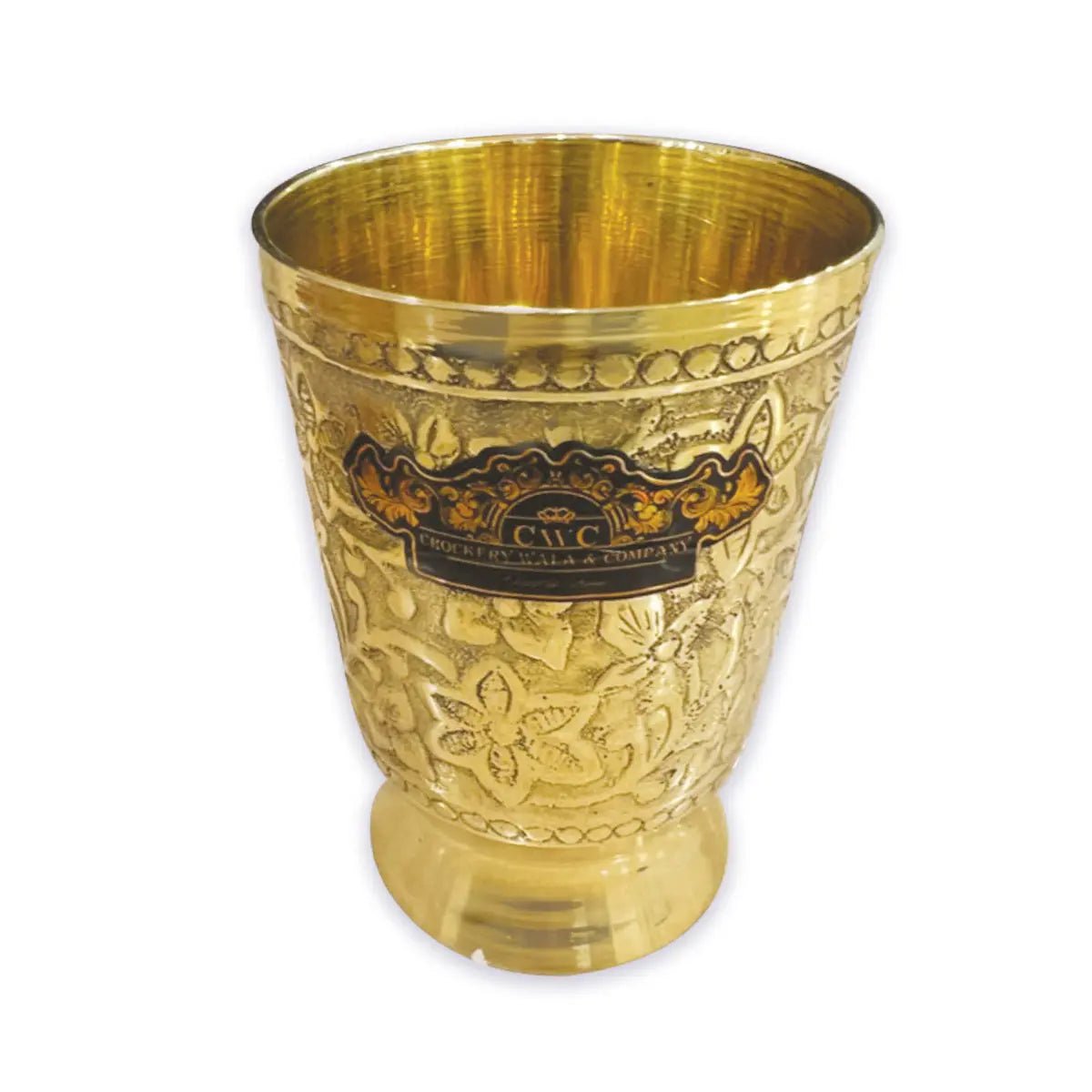 Brass Thali Set Dinner Set Rajwada Design for Home Decor - CROCKERY WALA AND COMPANY