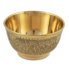 Brass Thali Set Dinner Set Rajwada Design for Home Decor - CROCKERY WALA AND COMPANY