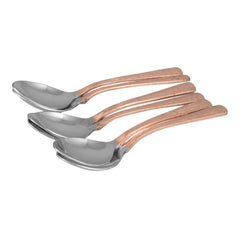 Copper Spoon With Hammered Finish for Elegant Dining - CROCKERY WALA AND COMPANY