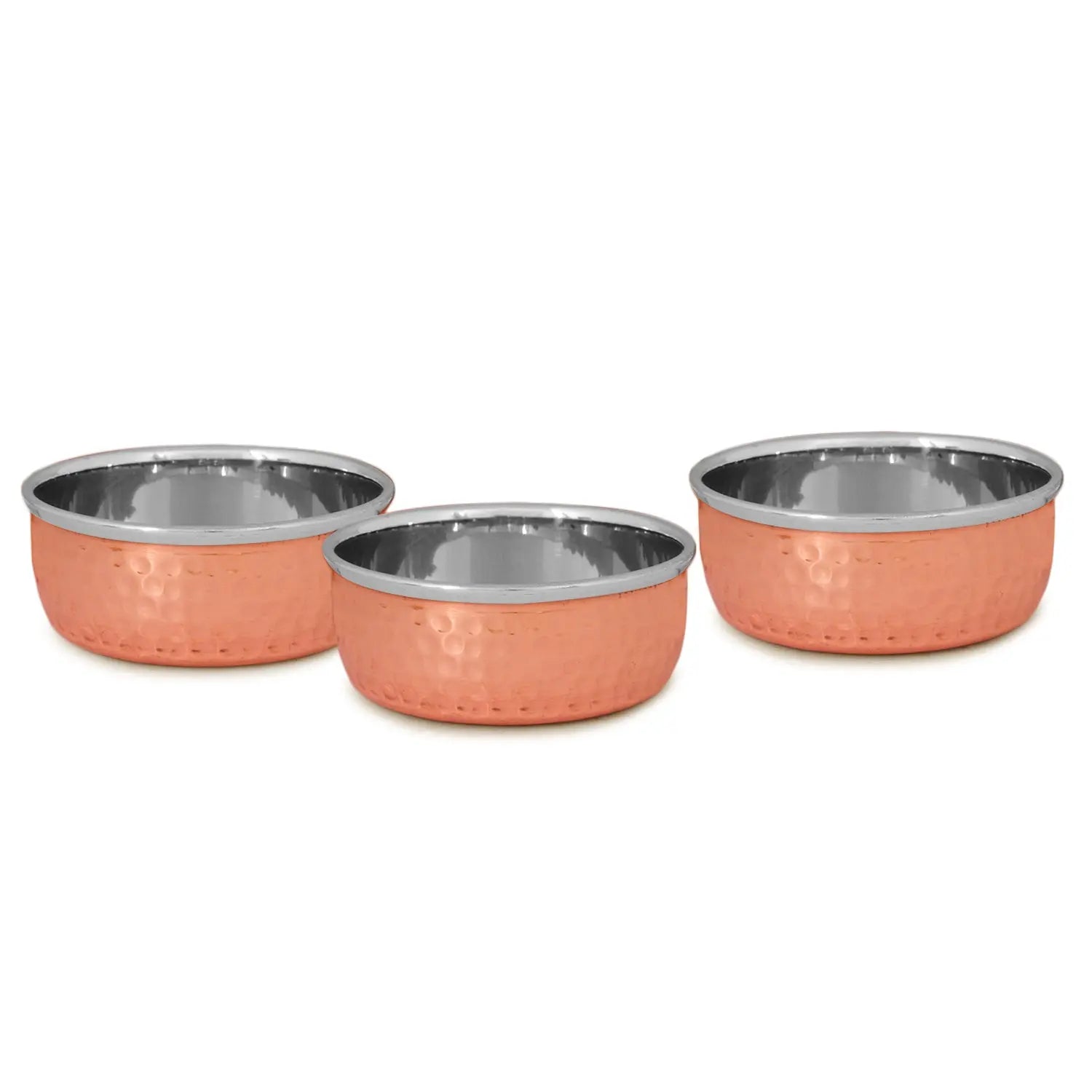Copper Thali Set For 1 Premium Quality Dinnerware - CROCKERY WALA AND COMPANY