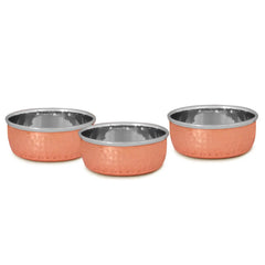 Copper Thali Set For 1 Premium Quality Dinnerware - CROCKERY WALA AND COMPANY