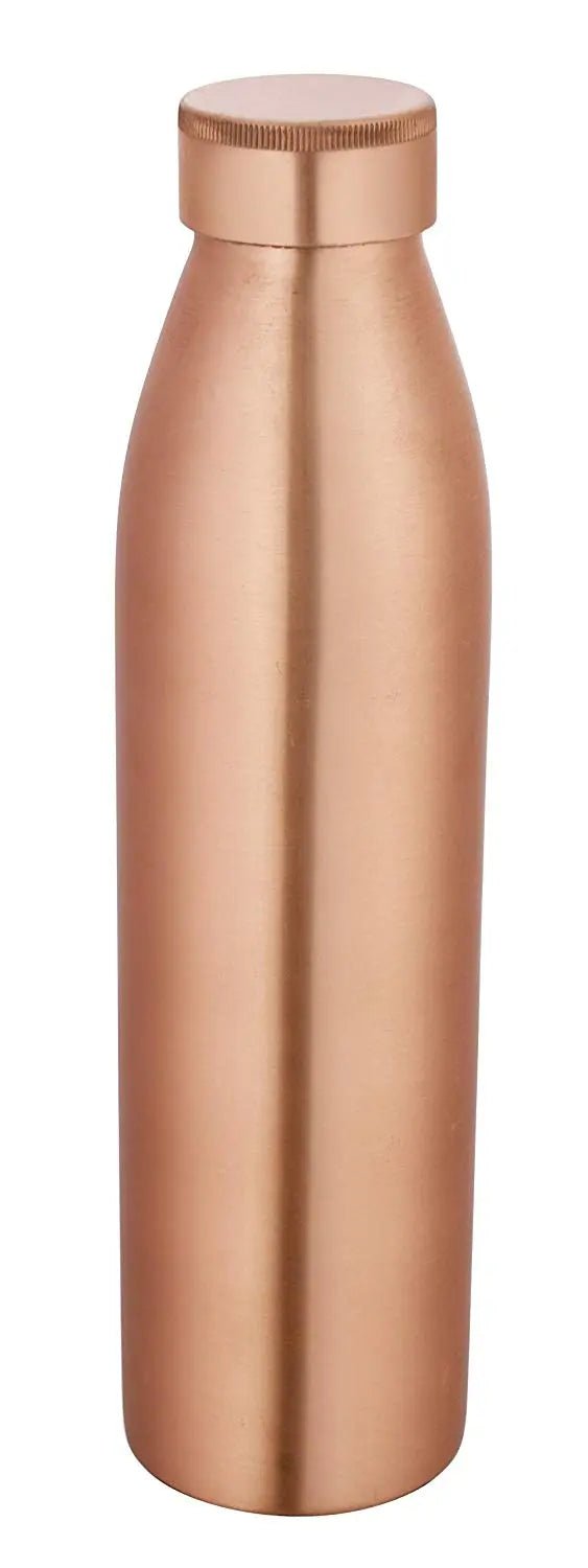 Copper Water Bottle Recommended By Doctors 900 Ml Brown - CROCKERY WALA AND COMPANY
