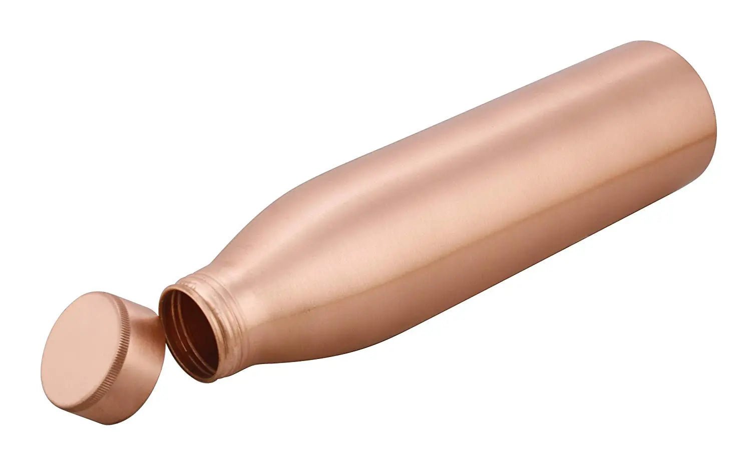 Copper Water Bottle Recommended By Doctors 900 Ml Brown - CROCKERY WALA AND COMPANY