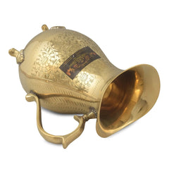 Crockery Wala And Company Brass Jug 1750 ML And Six Glass - CROCKERY WALA AND COMPANY