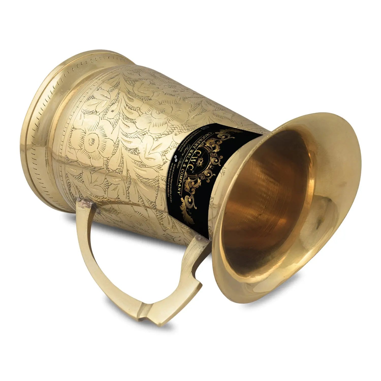 Crockery Wala And Company Brass Jug Brass Royal Mughlai Design - CROCKERY WALA AND COMPANY