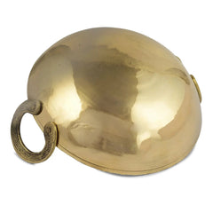 Crockery Wala And Company Pure Brass Karhai With Kalai - CROCKERY WALA AND COMPANY