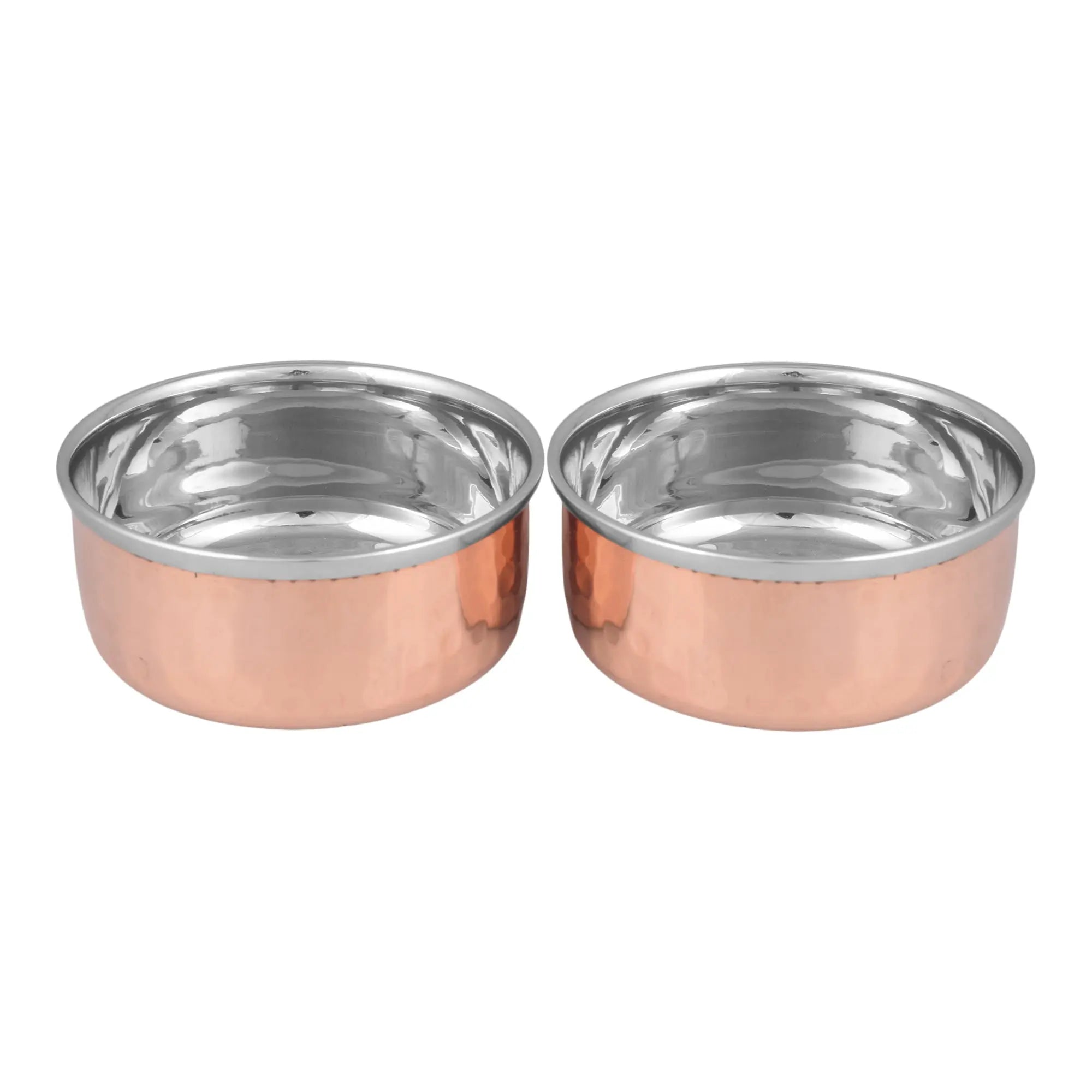 Crockery Wala And Company Steel Copper Bowls for Dining - CROCKERY WALA AND COMPANY
