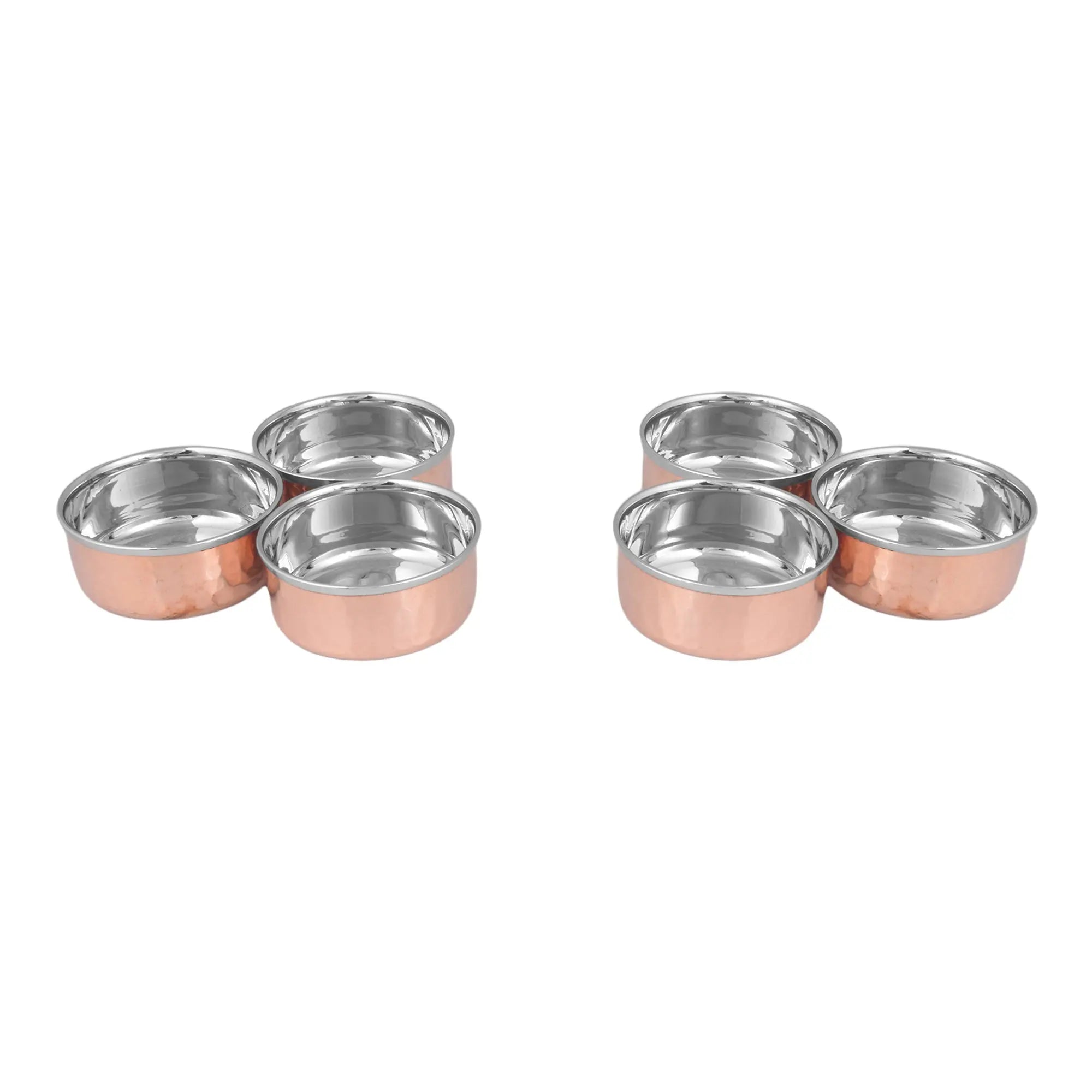 Crockery Wala And Company Steel Copper Bowls for Dining - CROCKERY WALA AND COMPANY