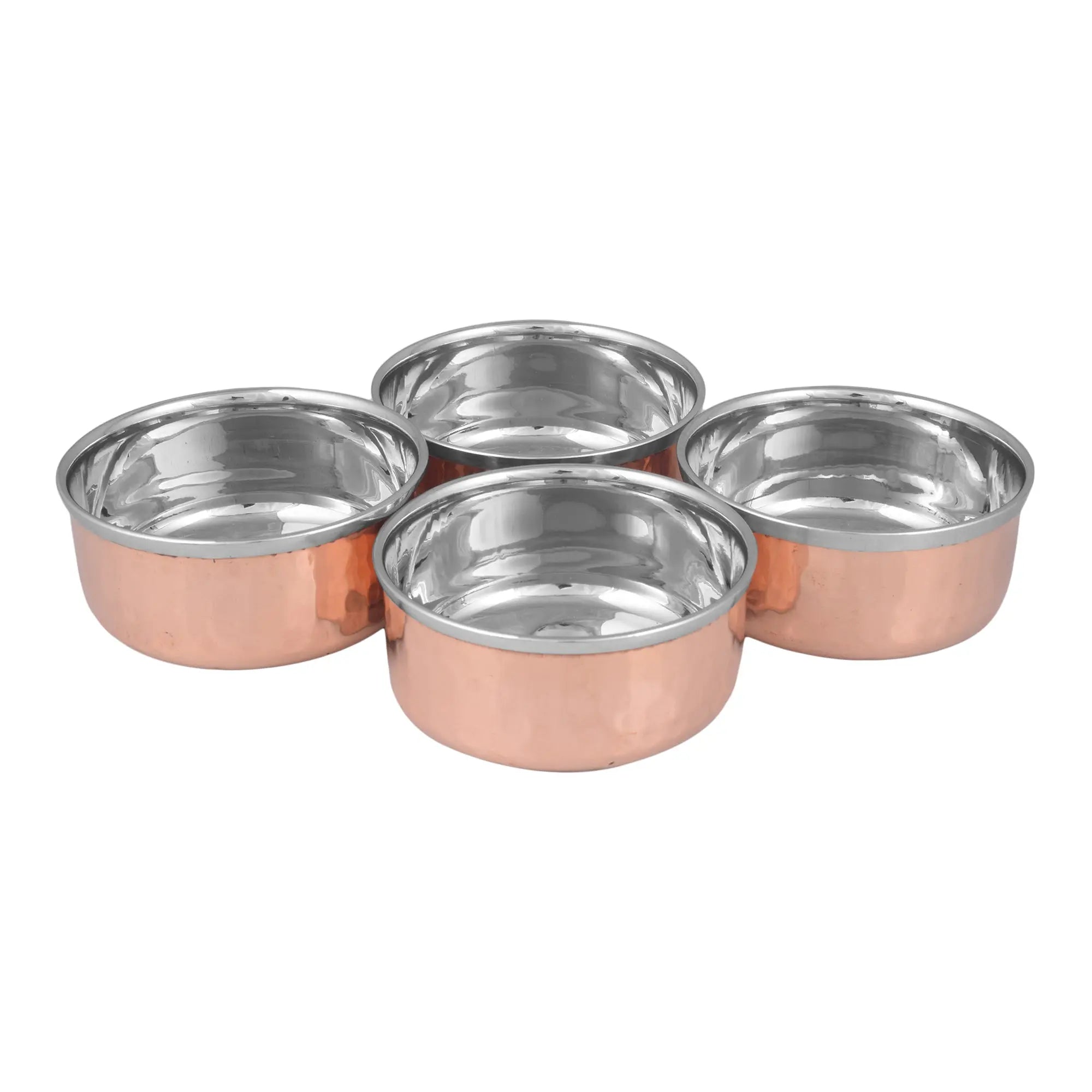 Crockery Wala And Company Steel Copper Bowls for Dining - CROCKERY WALA AND COMPANY