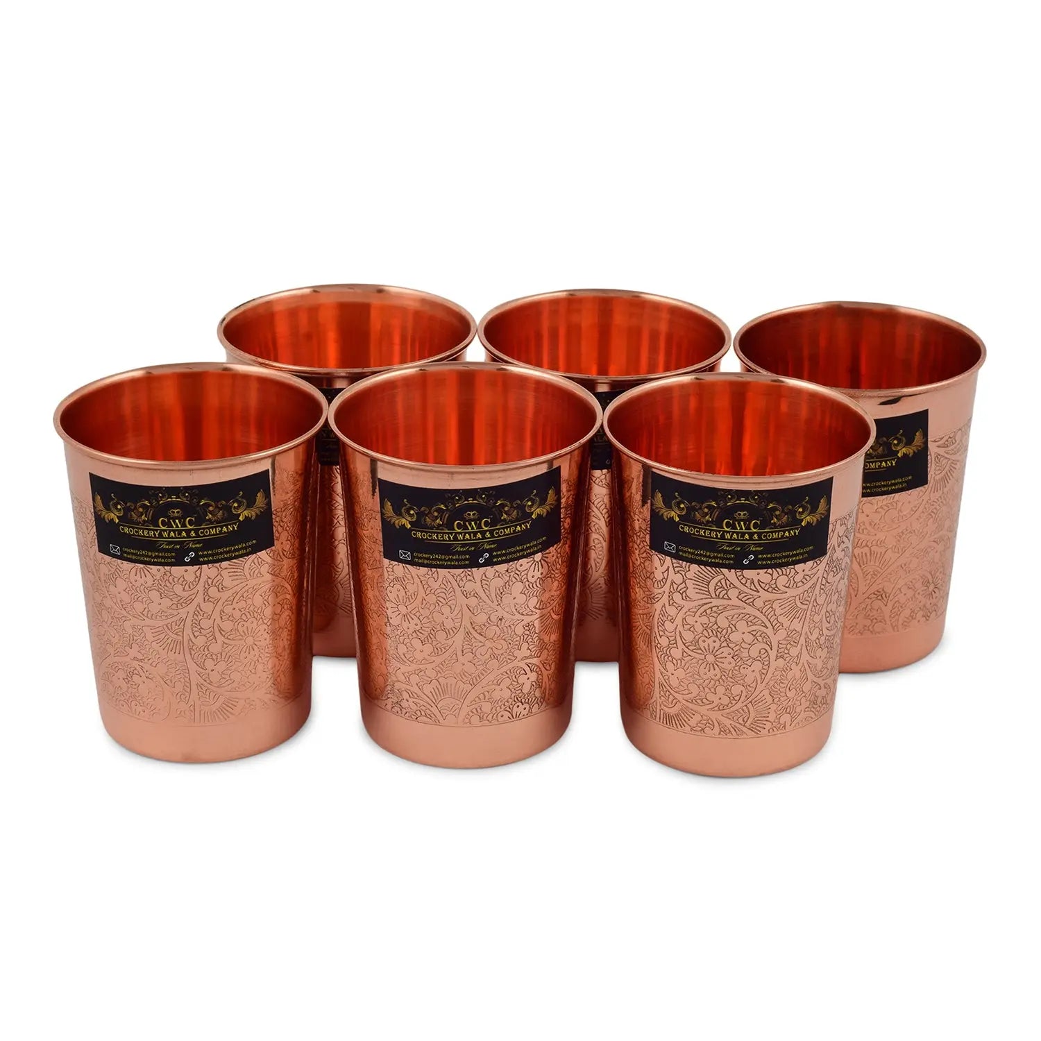 Copper Glass set of 2 –