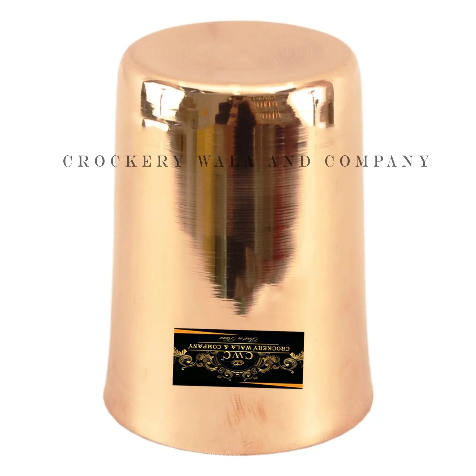 Kansya Bronze Kansa Glass - Artisan Crafted Drinkware Set - CROCKERY WALA AND COMPANY