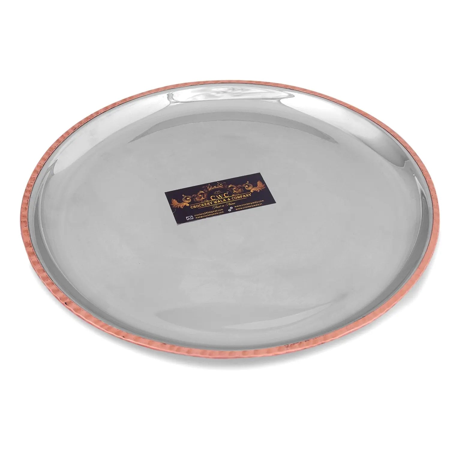 Pure Copper Dinner Set 63 Pcs Maharaja Look for Elegant Dining - CROCKERY WALA AND COMPANY