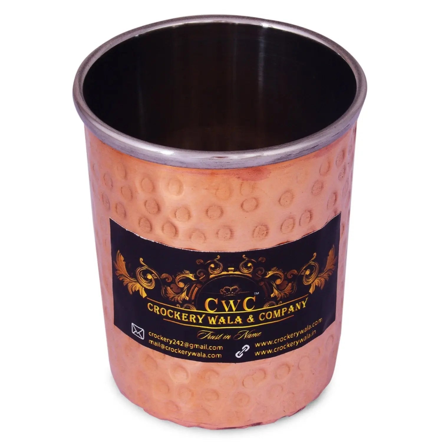 Pure Copper Dinner Set 63 Pcs Maharaja Look for Elegant Dining - CROCKERY WALA AND COMPANY