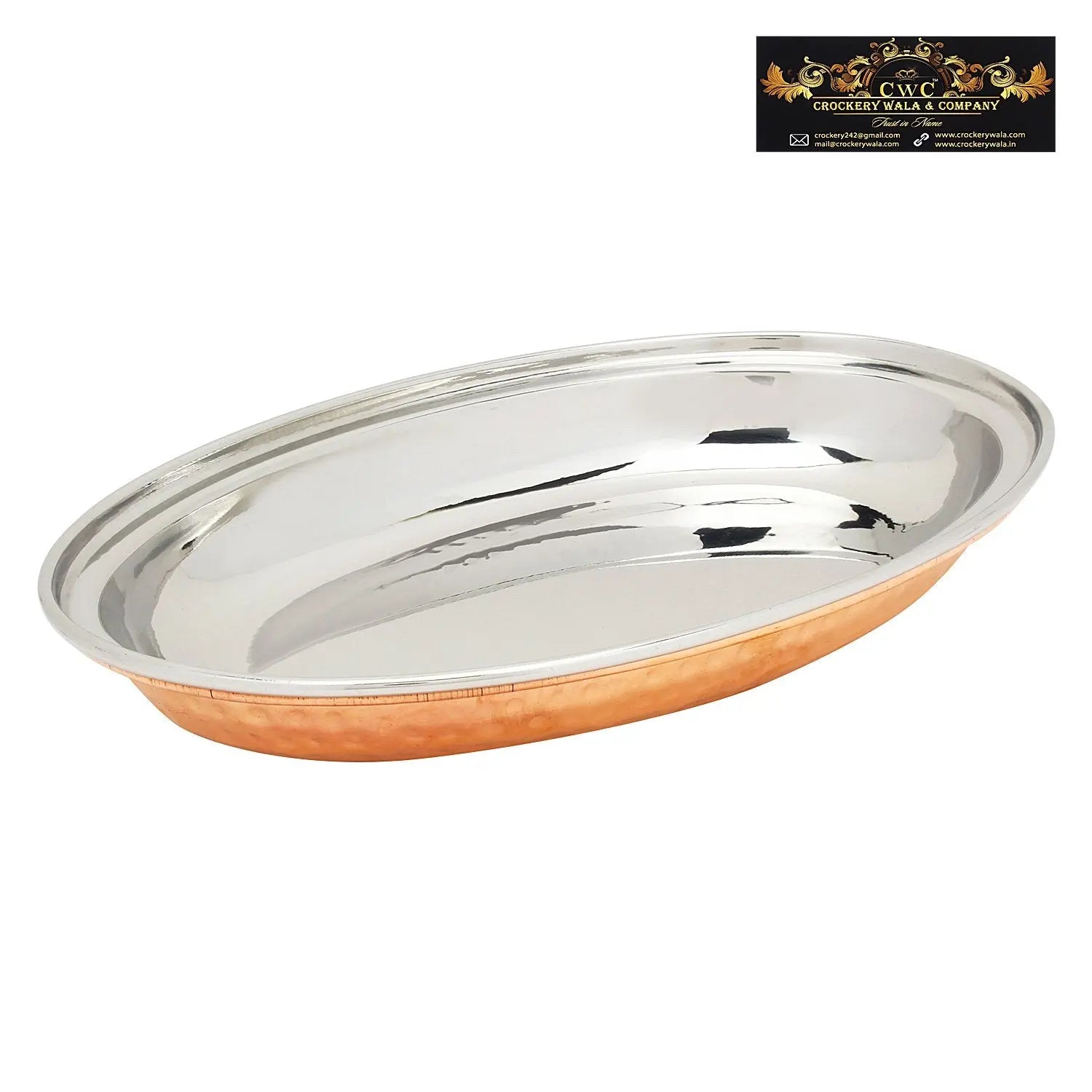 Pure Copper Dinner Set 63 Pcs Maharaja Look for Elegant Dining - CROCKERY WALA AND COMPANY