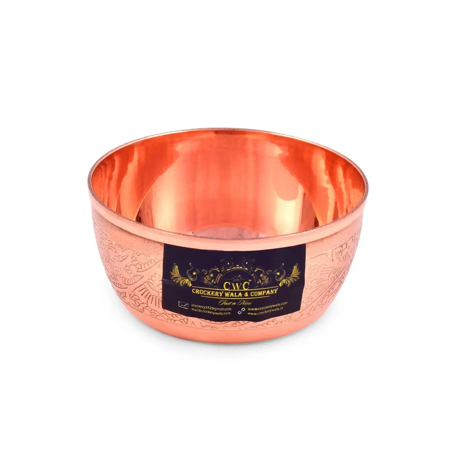 Pure Copper Dinner Set - 63pcs Elegant Tableware Collection - CROCKERY WALA AND COMPANY