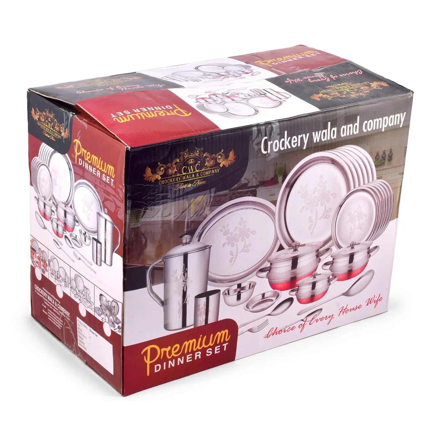 Pure Copper Dinner Set - 63pcs Elegant Tableware Collection - CROCKERY WALA AND COMPANY