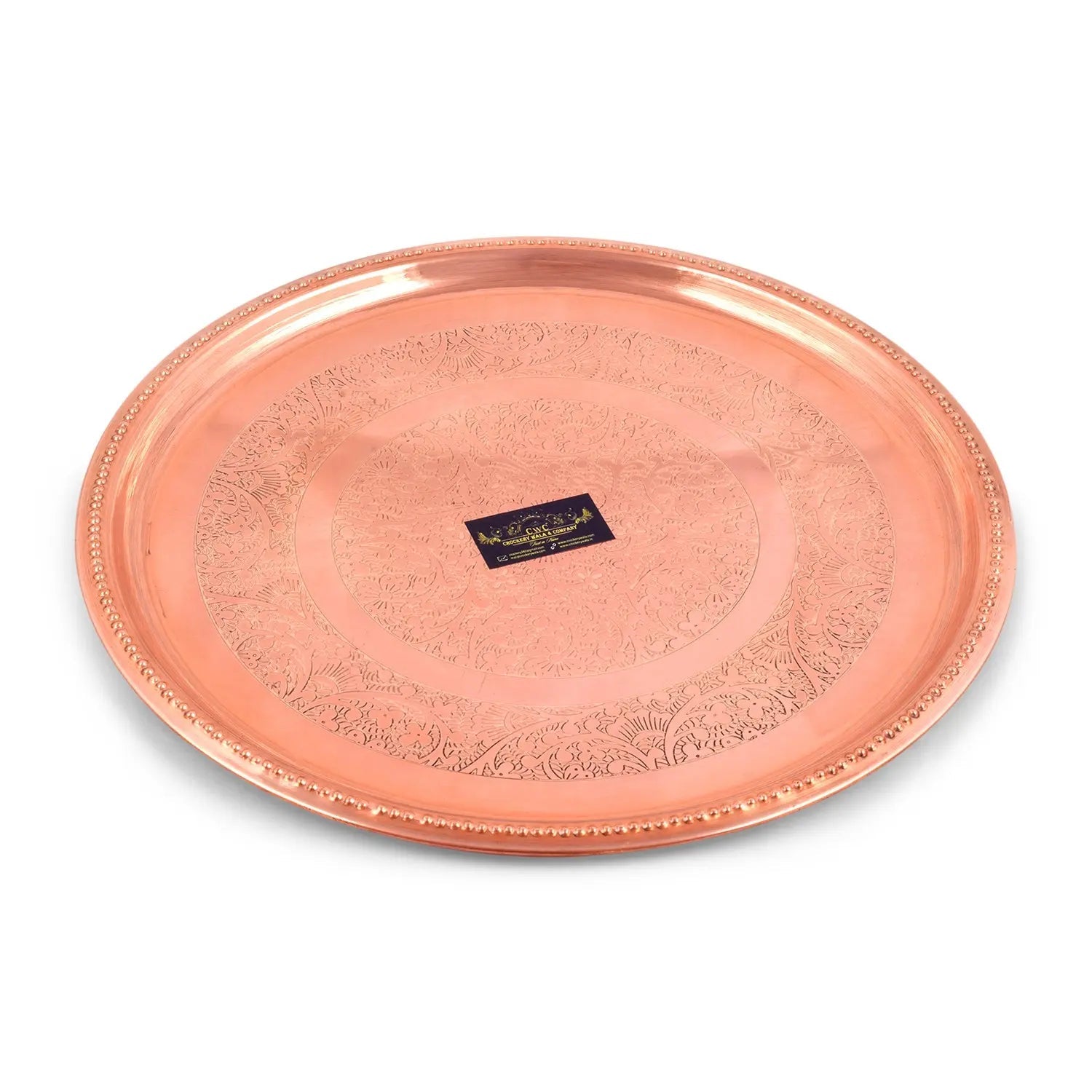 Pure Copper Dinner Set - 63pcs Elegant Tableware Collection - CROCKERY WALA AND COMPANY