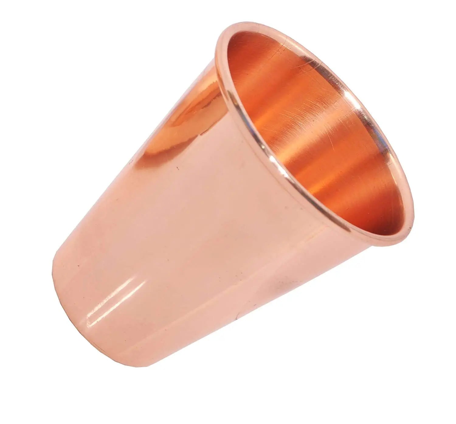 Pure Copper Glass Jumbo Plain 500 ML for Healthy Living - CROCKERY WALA AND COMPANY