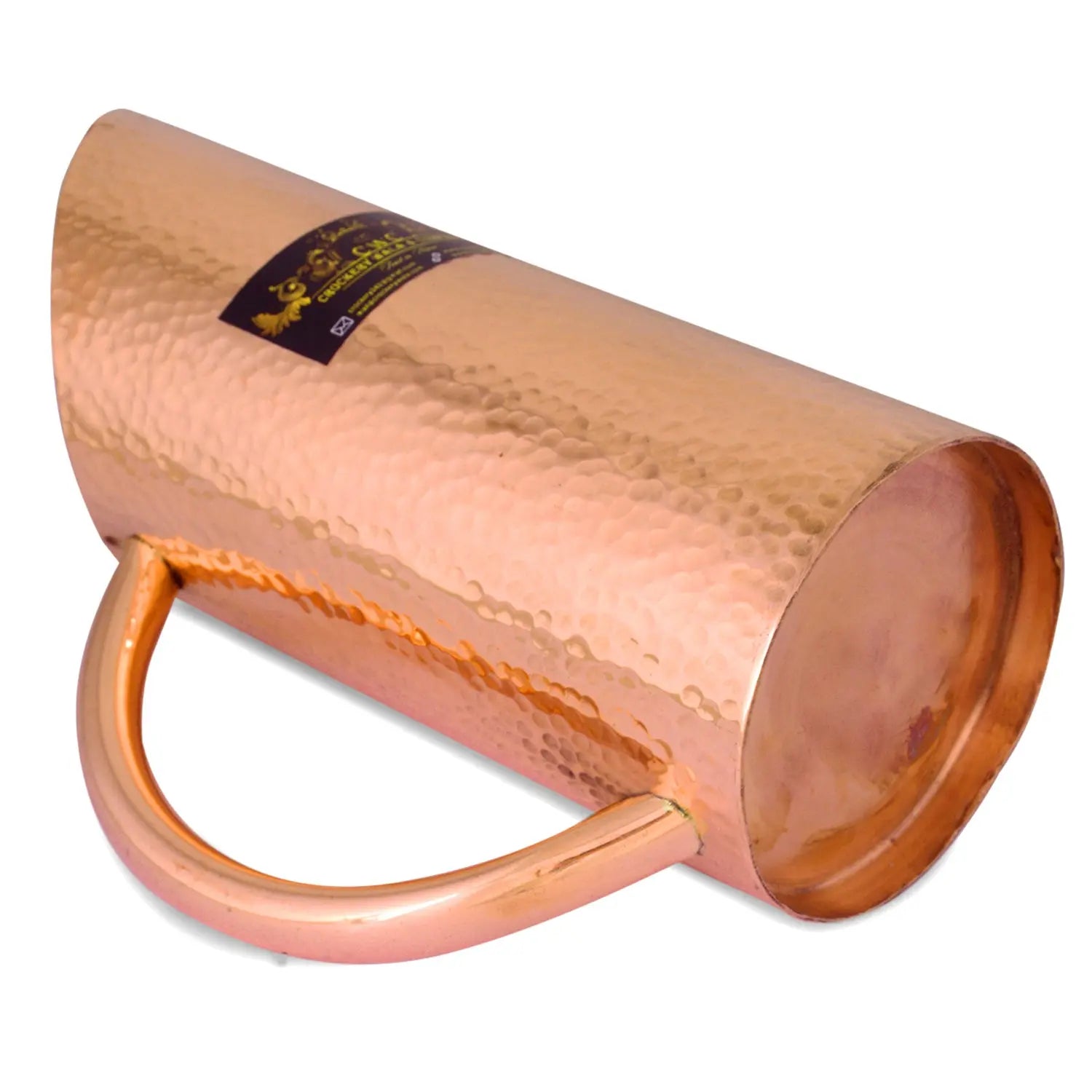 Pure Copper Hammered Jug For Serving In Hotels & Restaurants - CROCKERY WALA AND COMPANY