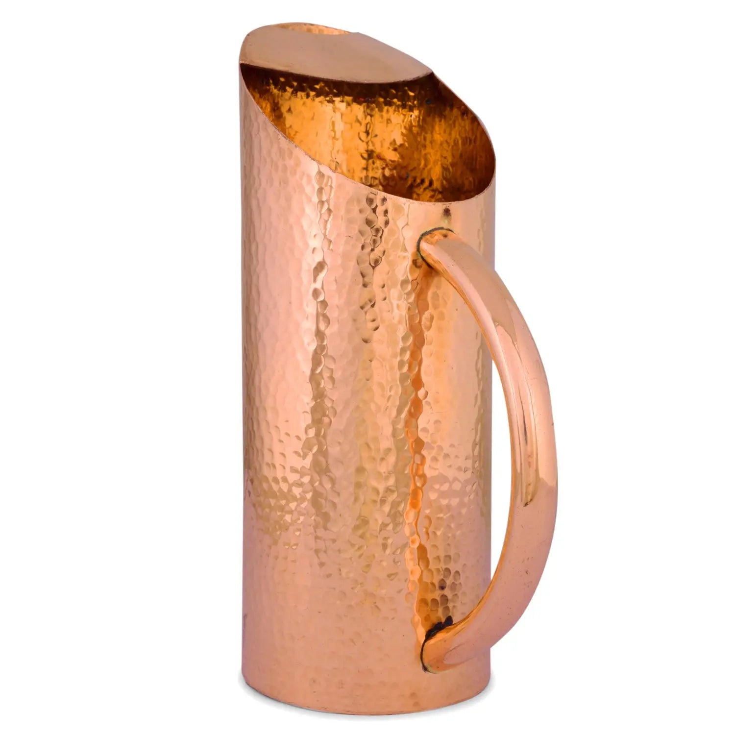 Pure Copper Hammered Jug For Serving In Hotels & Restaurants - CROCKERY WALA AND COMPANY