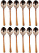 Pure Copper & Stainless Steel Tea Spoon with Hammered Handle