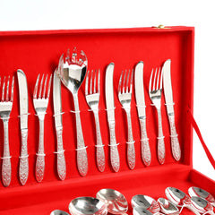 Pure Silver Cutlery Set For Gifting & Dining 27 Pcs - CROCKERY WALA AND COMPANY